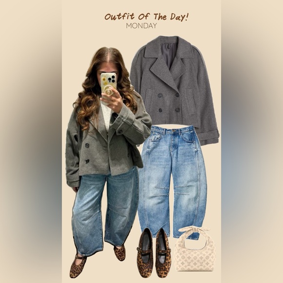 H&M Cropped Trench Jacket - Picture 3 of 4